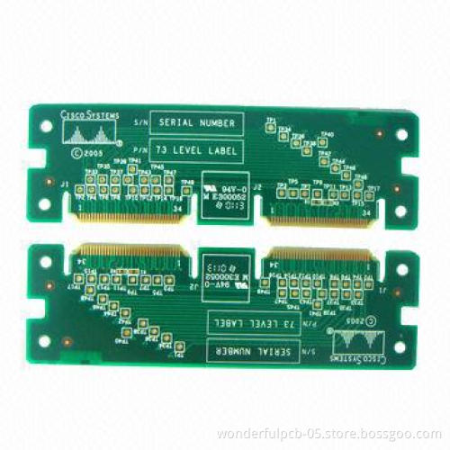 0.8mm FR4 Immersion Gold PCBs with 4 Layers Circuit Board, UL Mark, Made in Shenzhen China